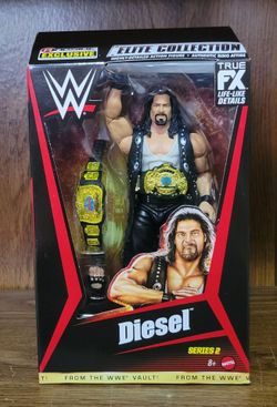 WWE Diesel Elite Collection Series 2 Ringside Exclusive Winged Eagle & Tag Belts