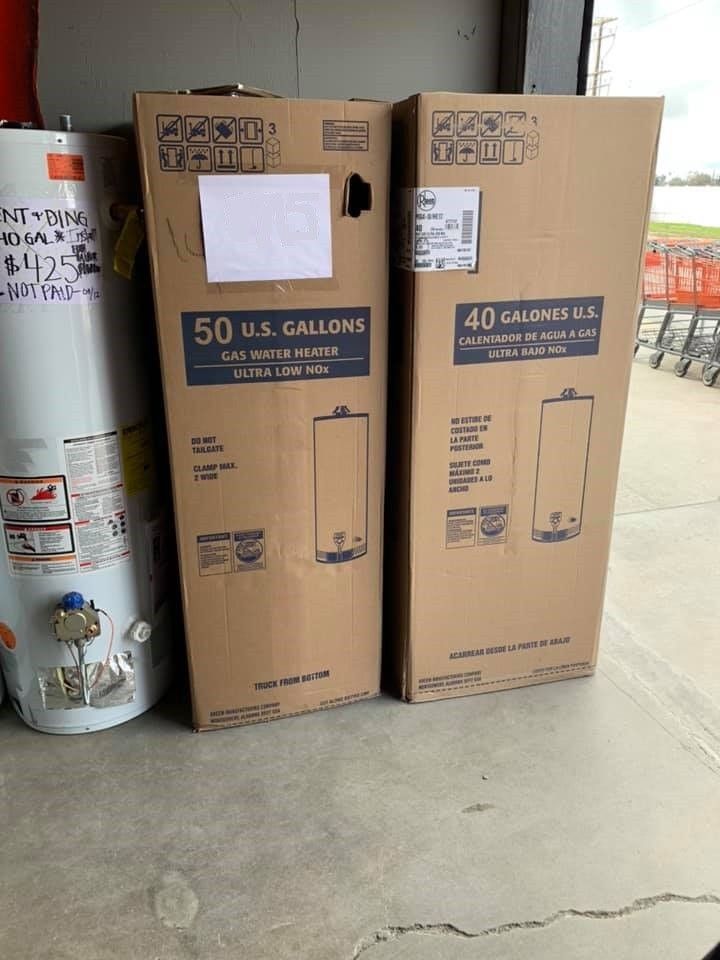 New 50 gal Gas Water Heater (installation included)