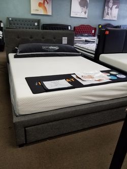 Bed frame with storage