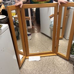 Mirror For Dresser(dresser Not Included) No Attachment Included