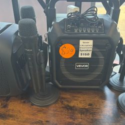 New Box - Karaoke Set With 2 Microphone - Sale Sale Sale
