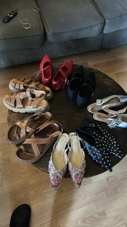 Shoes flats some new some use