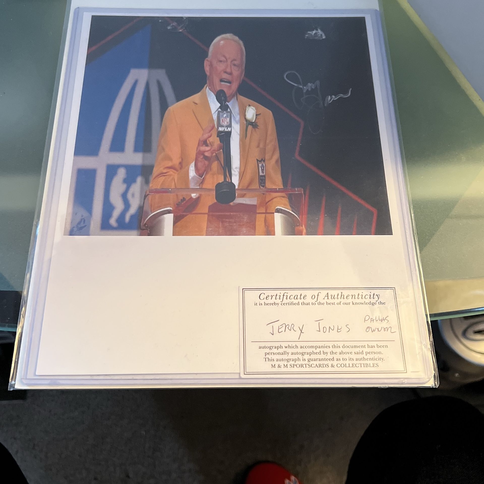Dallas Cowboys Owner Jerry Jones Signed Photo