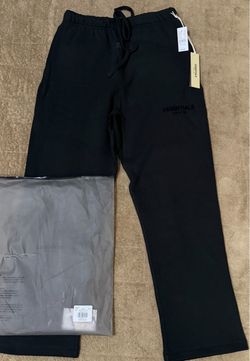 ESSENTIALS Fear of God Black Sweatpants – Brand New – Medium