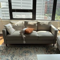 Beige/gray Sofa