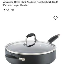 Anolon classic 12” / 4.75 QT. Covered sauté Pan.