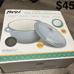 Brand New 3.8 QT. Cast Iron Dutch Oven