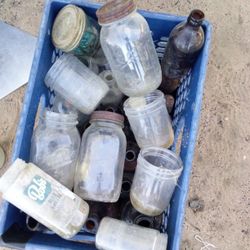 Old Glass Jars