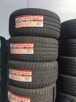 17” ARROYO TIRES FOR MUSTANG MERCEDES ETC