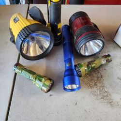 Group Of Flashlights