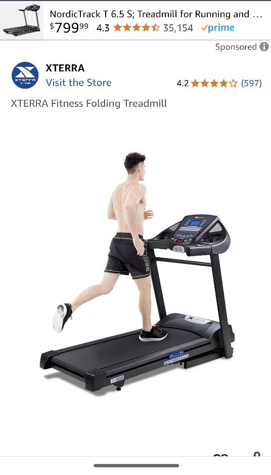 Xterra Fitness Folding Treadmill
