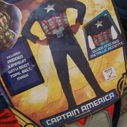 New Captain AMERICA costume Size M( 5-7 YEARS)