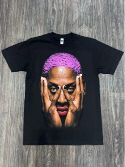 Rodman Purple Hair T Shirt