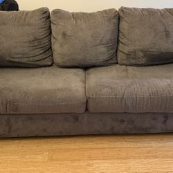 Dark Grayish/Taupe Couch