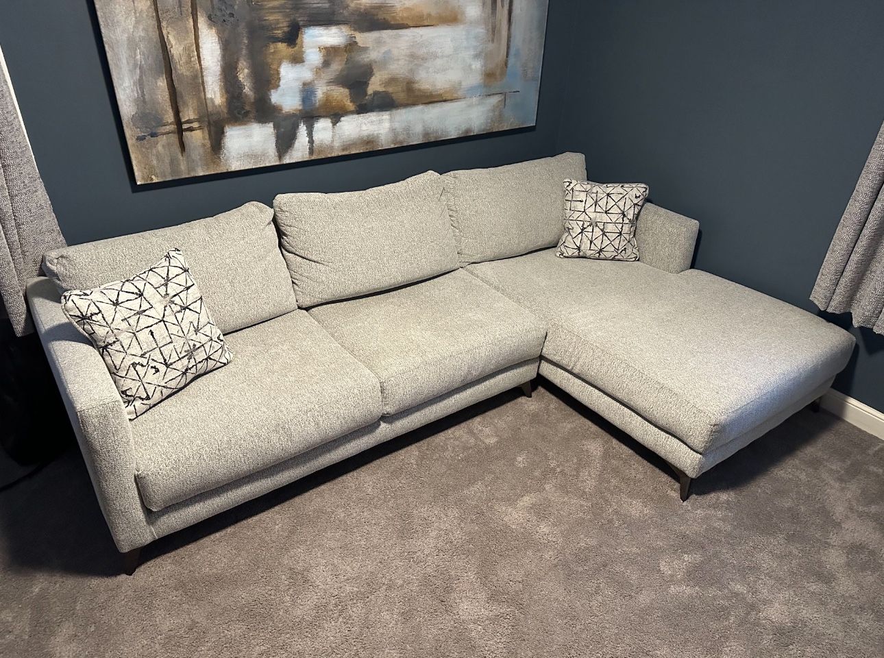 Grey Sectional - Small 