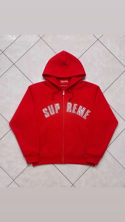 Brand new supreme x B.B Simon’s rhinestone hoodie size:S-M-L-XL retail qual with tags