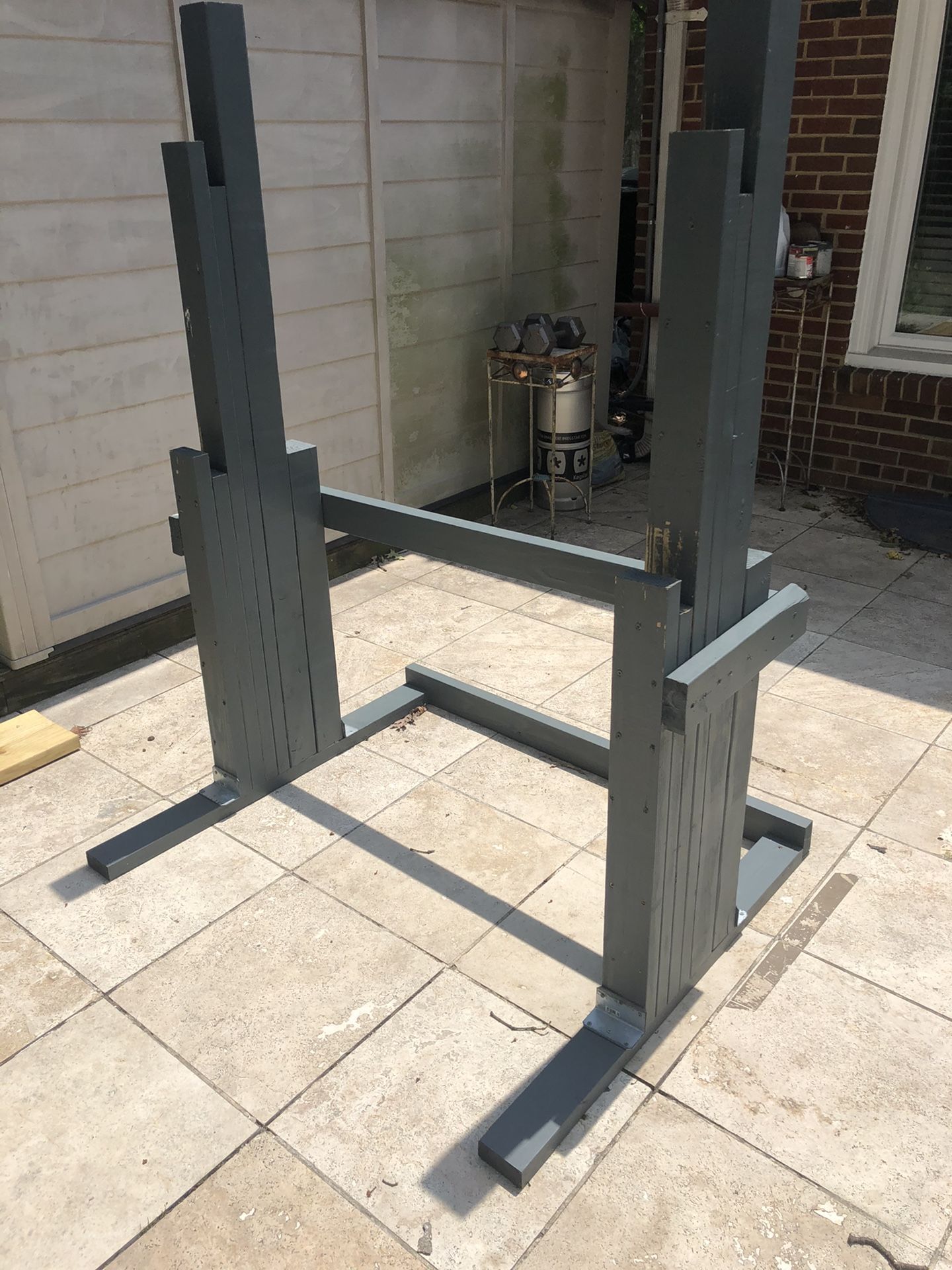 Squat and Curl Rack