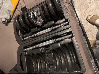 20 lb dumbbell with case