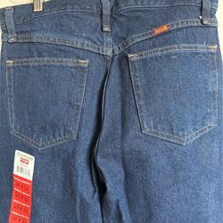 Rustler Straight Leg Regular Fit Denim Blue Jeans