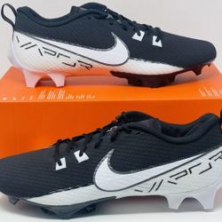 Brand New Nike Vapor Edge Speed 360 2 Black White Football Cleats Men Sizes 7, 7.5, 8, 8.5, 9, 9.5, 10, 11, 13