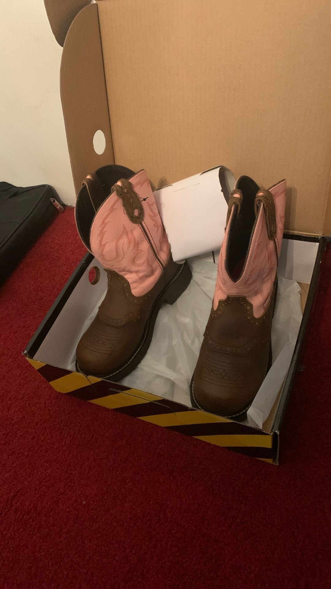 Women’s Justin Steel toe Boots