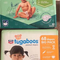 Kid’s diapers 2 Box For $ 20