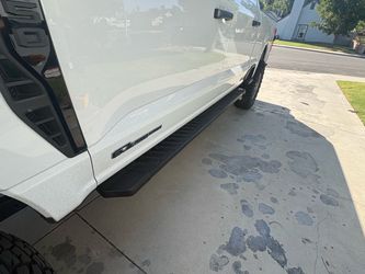 Black Truck Running Boards 2023  F-250