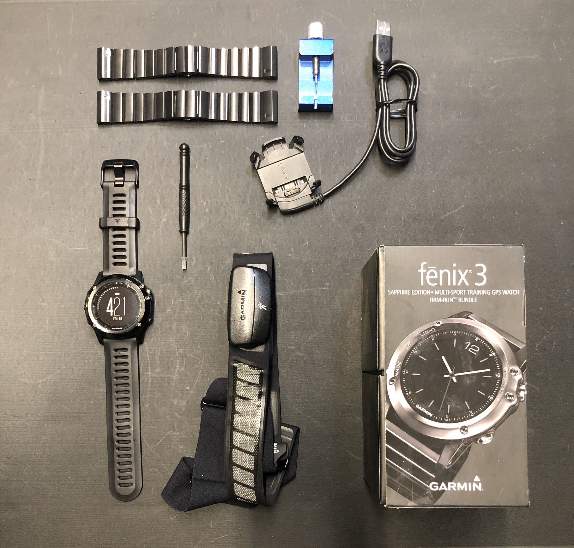 Garmin Fenix 3 HRM Bundle Watch
