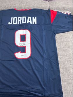 Brevin Jordan Signed Autographed Custom Jersey- Beckett Coa- Houston Texans