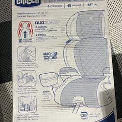 Chicco KidFit Zip Plus 2-in-1 Booster Car Seat