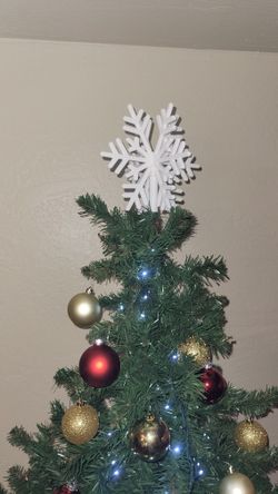 3D Printed Snowflake Tree Topper