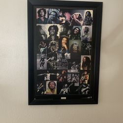 Bob Marley Poster Picture Framed  $20(excellent)