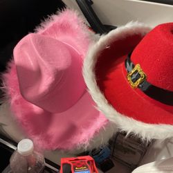 Pink & Christmas Hat