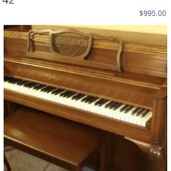 Antique Story & Clark Piano
