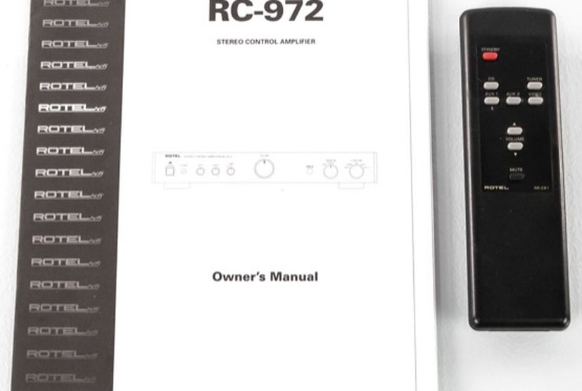 Rotel RC972 Pre Amp Remote Controls