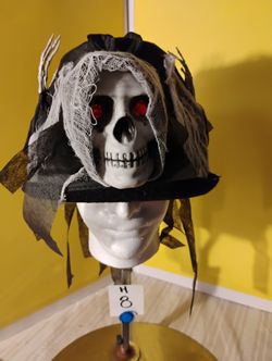 Halloween Novelty Hats Detailed Skull
