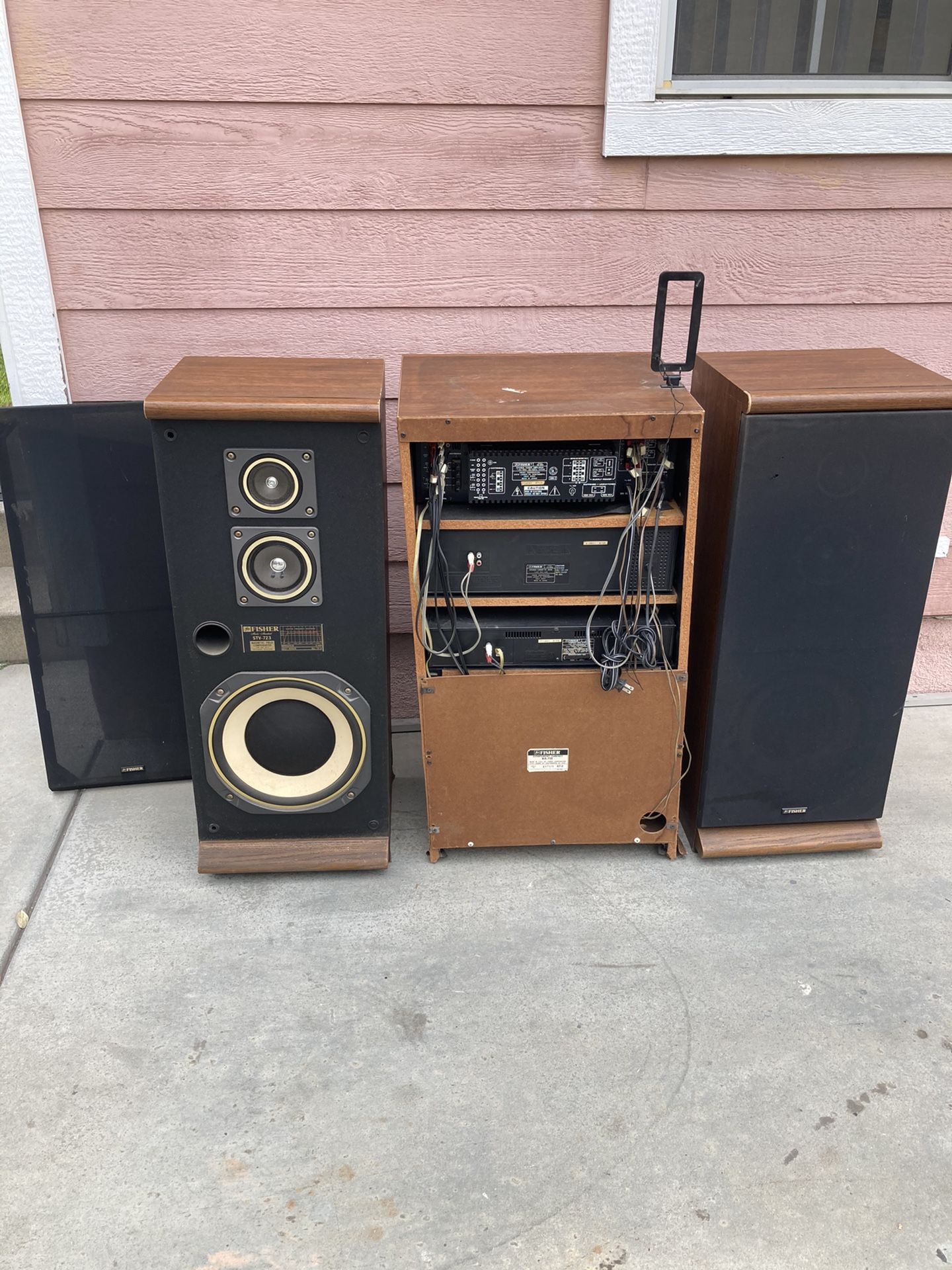 Fisher stereo system vintage 1980s’ model # RS-853