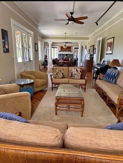 Rattan Living Room Set-6 piece