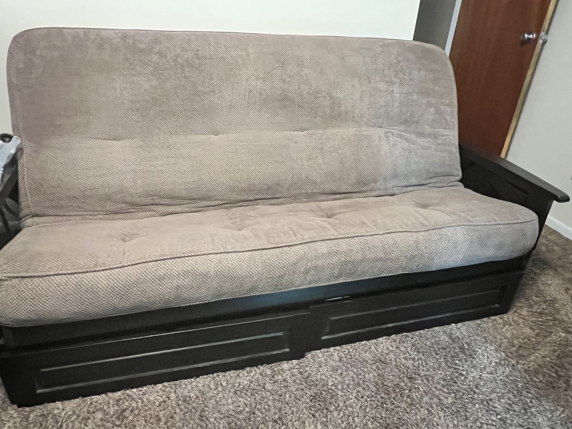 Solid Wood Futon - Converts Into Bed $300