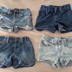 Girls Denim Shorts Size 4/5