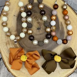 Pet Necklace and pet Hair Bow