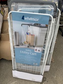 Rolling utility cart. 3 available. Brand new.
