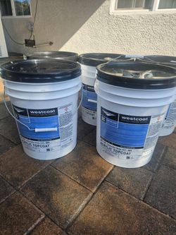 Westcoat SC-10 Deep Tan 5 gal. Acrylic Topcoat Pail
