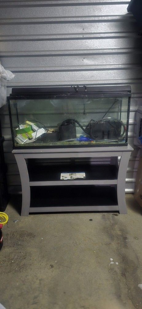Aquarium With Stand And More.