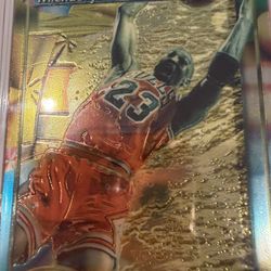 1993/94 Topps Finest Wrong Foil Jordan