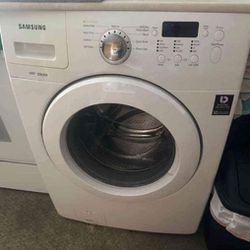 White Stackable Electric Dryer Samsung