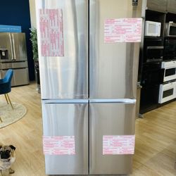 Samsung 29 cu. ft. 4-Door Flex French Door Refrigerator.