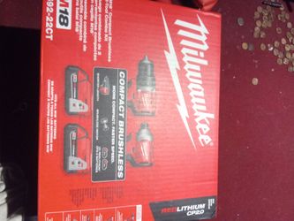Brand new Milwaukee brushless combo