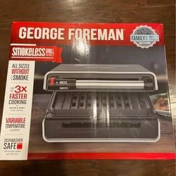 george foreman smokeless grill series