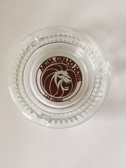 MGM Grand Hotel Las Vegas Ash Tray Rare Vintage 4.5”